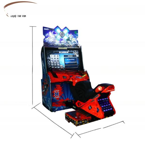 US Plug Motorcycle Game Simulator Coin Operated For Fun Center