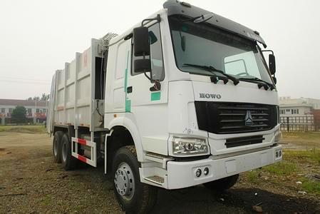Sinotruk Howo 6x4 Garbage Compactor Truck Heavy Duty Powered By Diesel