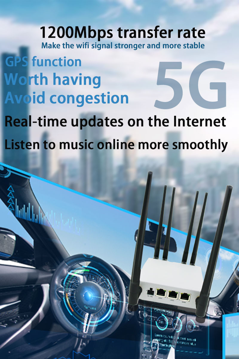 Маршрутизатор 5G открытый гигабитом промышленный на электропитании