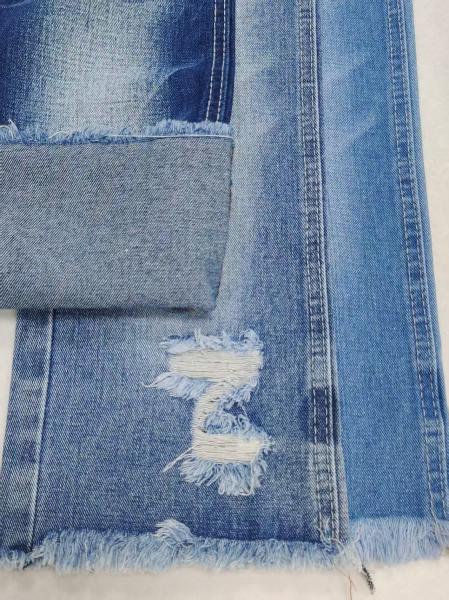 Cotton Polyester Denim Fabric  With 10*10 Construction JSD3329 non Elastic for lady jeans or boyfriend pants