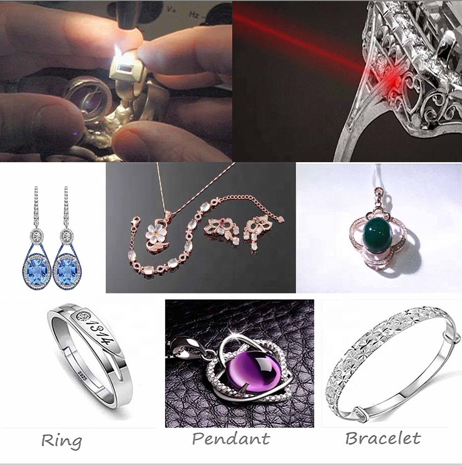 150W 200W Jewelry Welding Machine , 220V Portable Laser Welder