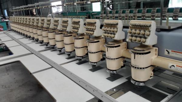 Computerized Second Hand Barudan Embroidery Machine 20 Heads 9 Needles