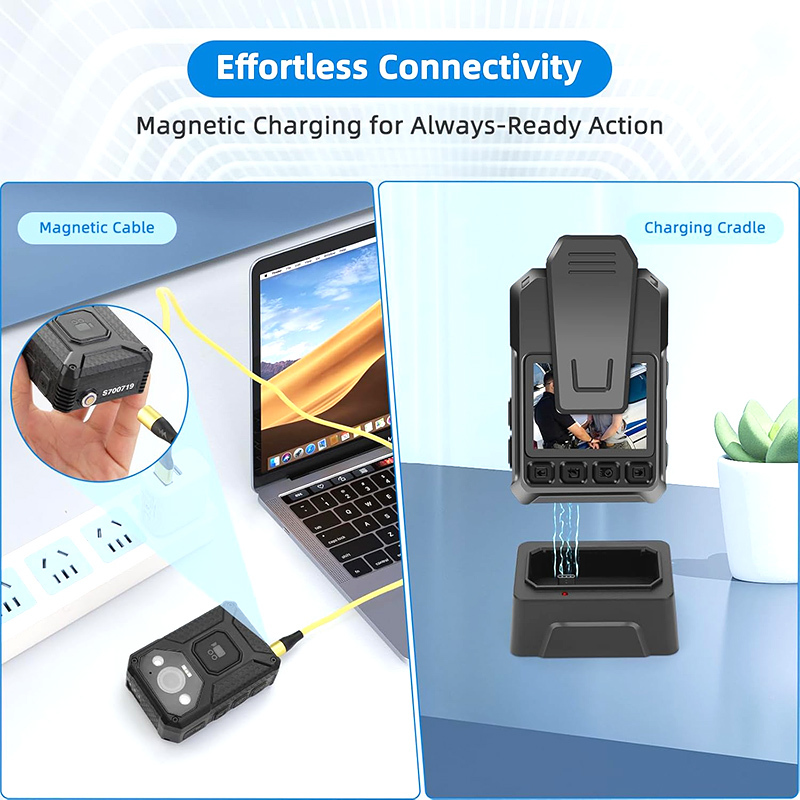 4G WiFi Security Guard Body Worn Camera Rtsp Rtpm Onvif