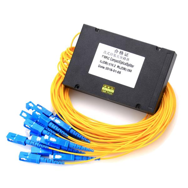 SC UPC Fiber Optic Accessories 1x8 1x16 1×32 PLC Splitter ABS Box Type