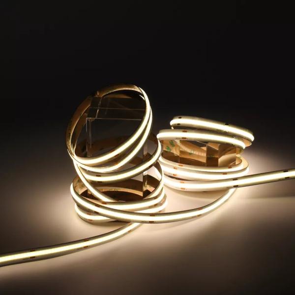 320Leds Flexible LED Strip White/Warm White DC24V 8mm Width Integrated COB LED Light