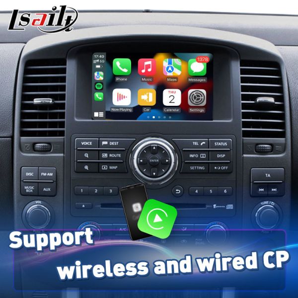 Lsailt Wireless Android Auto Multimedia Carplay Screen for 2008-2013 Nissan Pathfinder R51