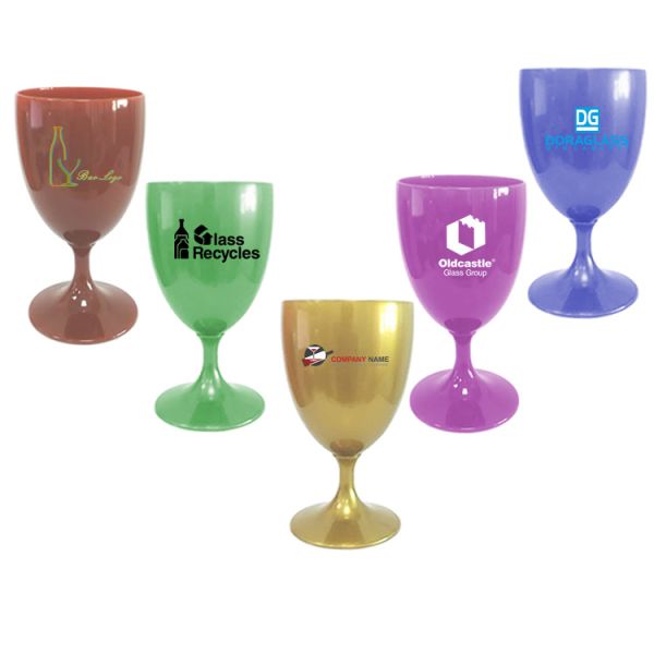 Elegant Unbreakable Acrylic Plastic Small Wine Glasses 7oz