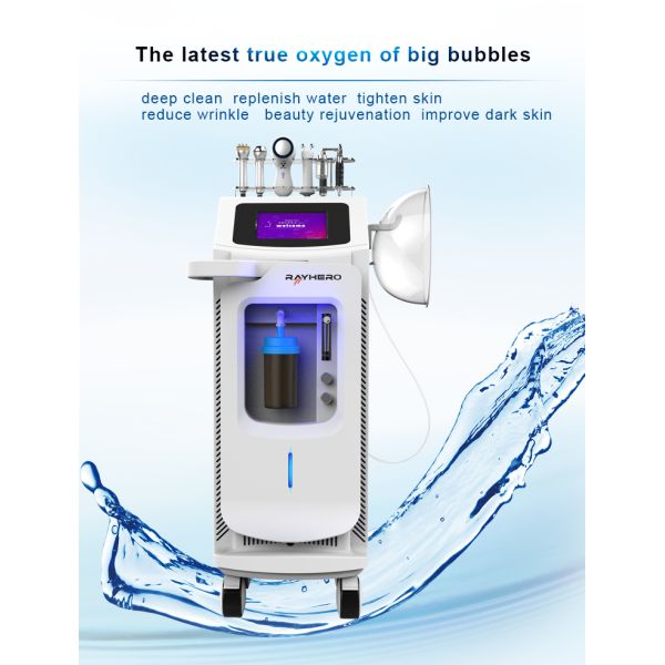 Skin Deep Cleaning Hydrafacial Device , Multifunctional Oxygen BIO Hydra Facial Machines