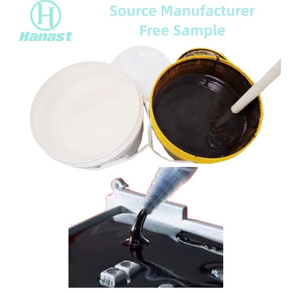 Thermal Conductivity Electronic Potting Silicone Liquid Two Component Custom