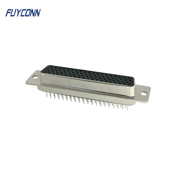 78 tipo reto do PWB do conector de Pin Female High Denisity D-SUB