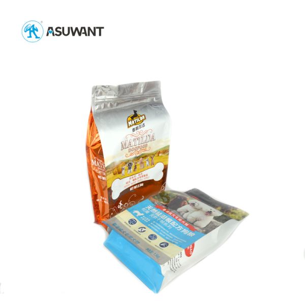 Сумка корма для домашних животных молнии верхняя стоит вверх прокатанный молнией материальной размер подгонянный пластмассой