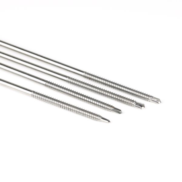 Ruspert Finish 5.5x140mm 410 SS Шестоугольная голова самосверляющий винт для крышевой изоляции