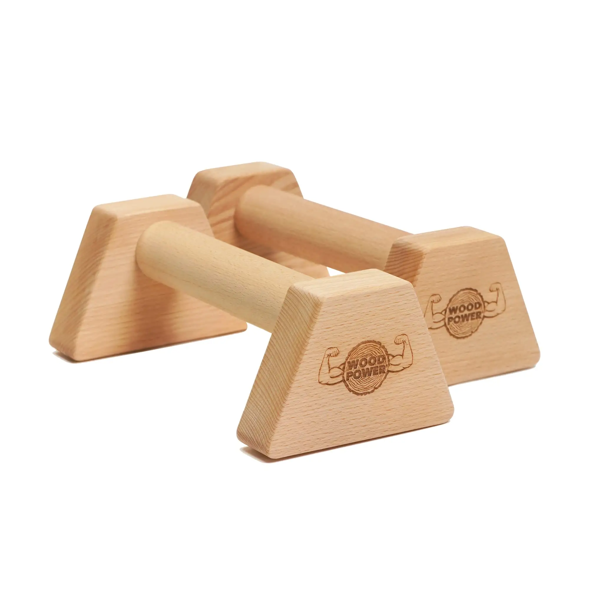 Durable exercise fitness strength training Handle Yoga aerobics equipment Home wooden push-up power stick