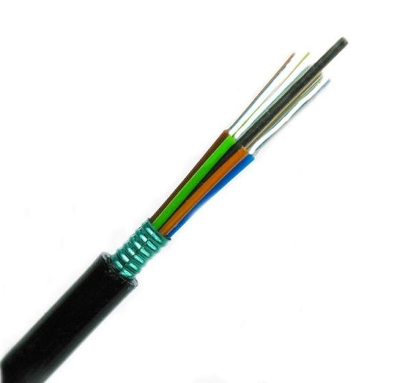 Multi Core Armoured Fiber Optic Cable Outdoor 12 Core Steel Armored Cable