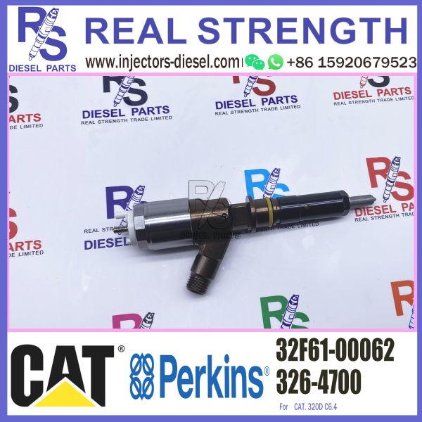 Diesel fuel injector 326-4700 3264700 32F61-00062 32F6100062 10R-7675 10R7675 for Caterpillar CAT C6.4 320D Excavator