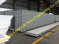 Los paneles de bocadillo aislados Rockwool de la fibra de vidrio, pared prefabricada del tejado
