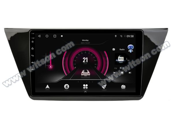 9/10,1” telas para o estéreo 2016-2018 dos multimédios do carro da VW Volkswagen Touran