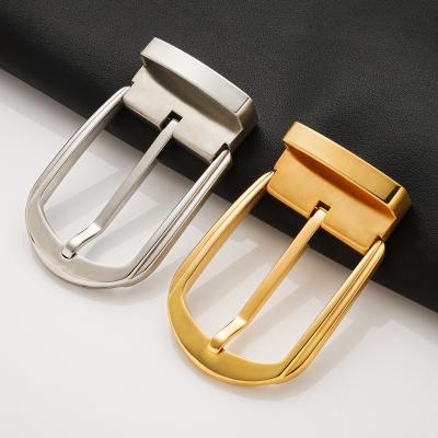 35mm Vacuum Gold Plated Men's Belt Metal Buckle Custom Logo Belt Buckles Professional