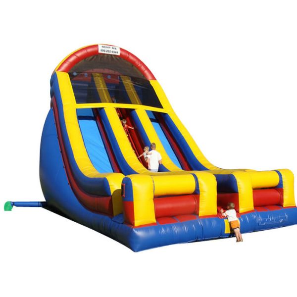 Rental Huge Inflatable Water Slide For Outdoor Activities, Customized Big Blow Up Water Slides