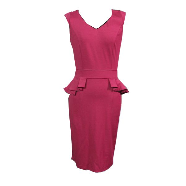 Sleeveless V Neck Midi Evening Dresses , Custom Made Evening Gowns