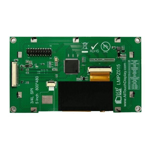 5 Inch Serial Port Screen 20Pin SPI Interface LCM Display Screen LMT050WV008C-PZ015