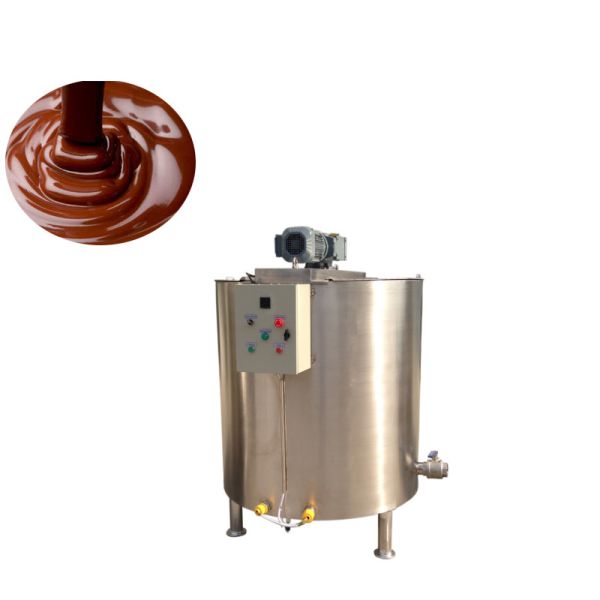 500L Electric Heating Melting Tank Chocolate Enrober Machine Double Jacket