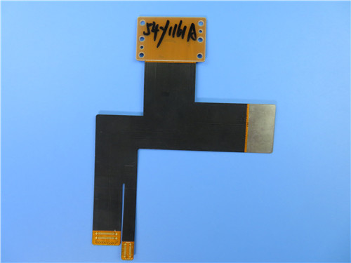 4 Layer Flexible PCBs Built On Polyimide With FR4 as Stiffener