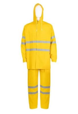 Vêtement de pluie à haute visibilité en PVC, pantalon, manteau de pluie réfléchissant sur mesure