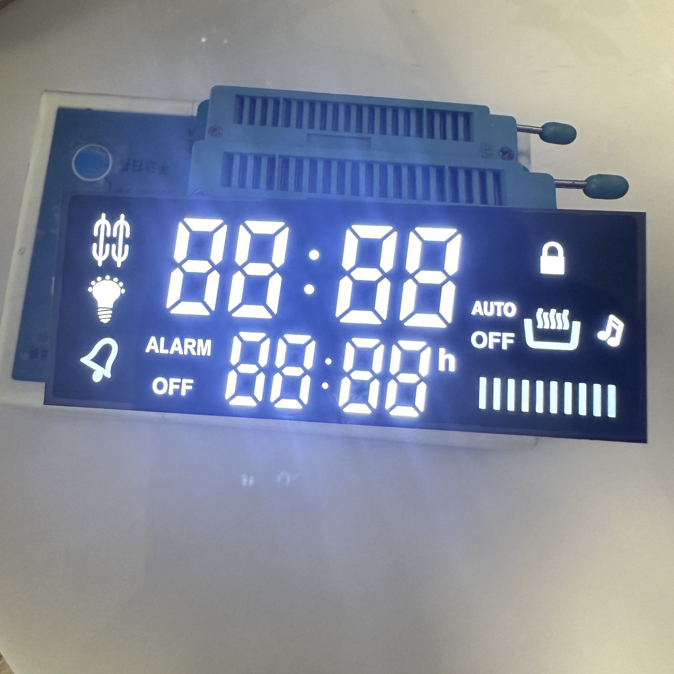 Customized Ultra Bright White Dual line 7 Segment LED Display Common Cathode for Gas Cooker Control Panels