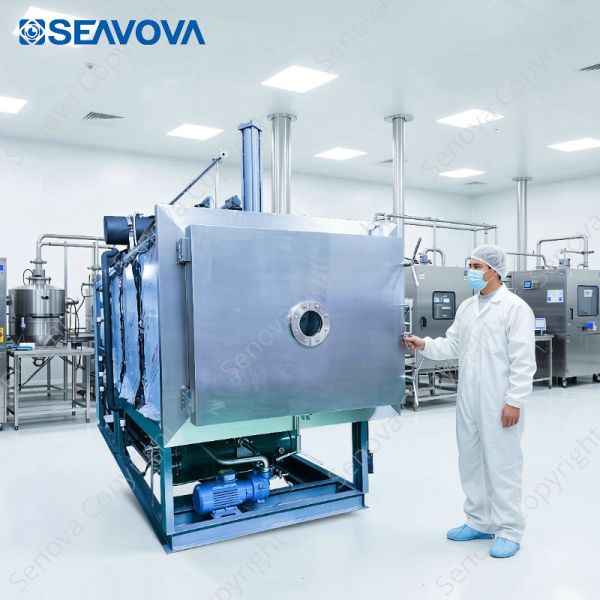75kg/Batch Freeze Drying Equipment 8m2 Lyophilizer Pharmaceutical