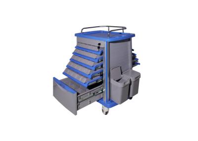 Movable Drug And Distribution Medical Trolley Cart , Medical Carts On Wheels