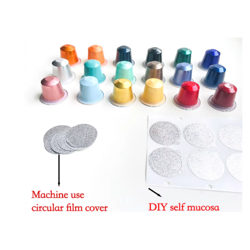 Wholesale Aluminum Foil Capsule Cup Aluminum Coffee Capsules Pods With Foil Lid