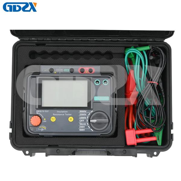ZX-3125A Teste de isolamento Megger de alta tensão 5KV Teste de resistência ao isolamento 1T Ohm