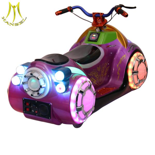 Hansel  indoor mall kids battery operated motor bike for sale 12v amusement ride on motorcycle