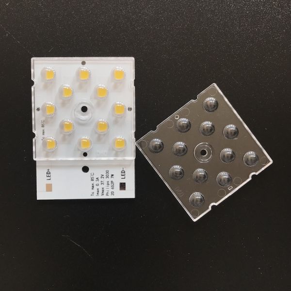 Материал ПК ранга доски ПКБ алюминия 144 СИД оптически для высокого света залива