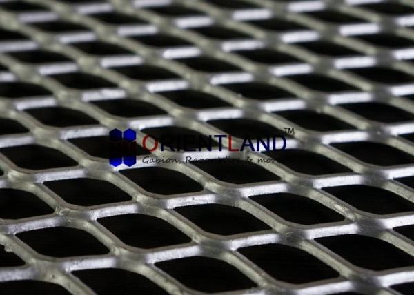 Aluminum Expanded Metal Catwalk Grating High Strength Corrosion Resistance