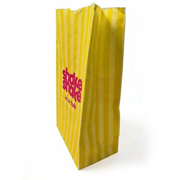 Biodegradable Paper Food Packaging Bags Moisture Resistant Bread Paper Bags Breathable