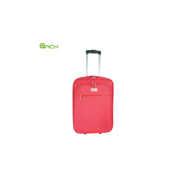 600D Polyester Soft Sided Luggage with Front Pocket