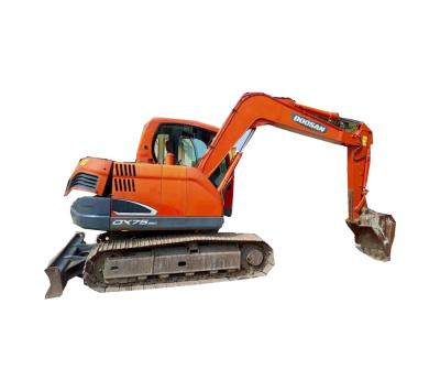 DX75-9C usado Doosan DX75 7420kg coreano Mini Excavator