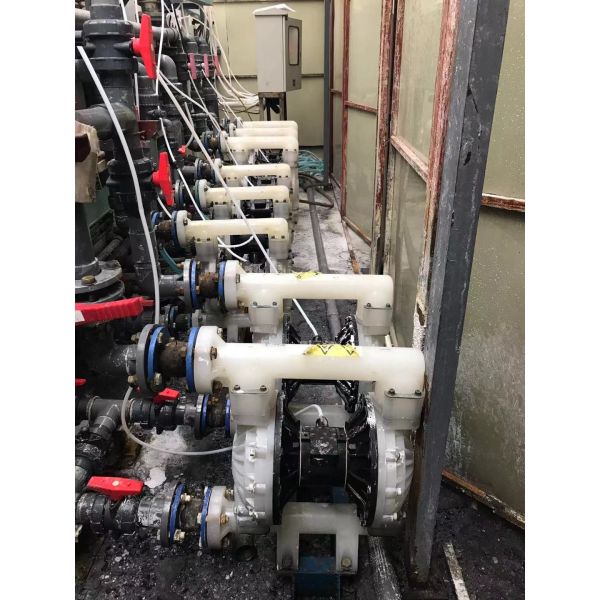 Насос диафрагмы петрохимии кисловочный/химический двойной насос диафрагмы 1 дюйм