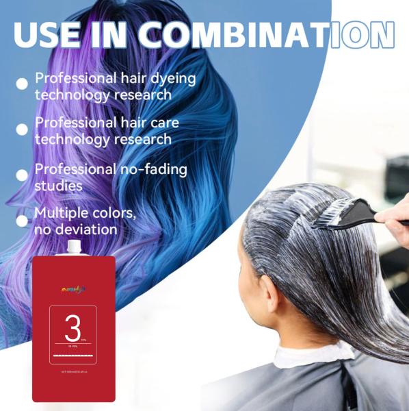 CANSE Moisturizing Hair Oxidant Cream Gentle Herbal Formula for Natural & Permanent Hair Color