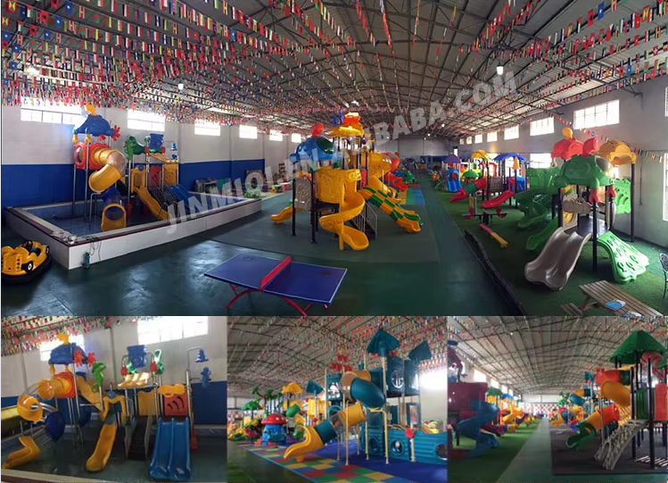 Colorful Children'S Plastic Outdoor Play Equipment For Hotel Resort
