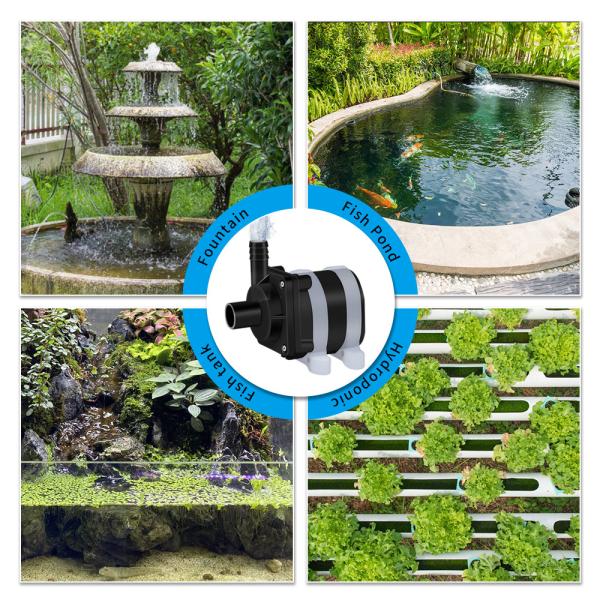 Portable Mini Aquarium Fountain Water Pump 12v Dc For Fish Tank