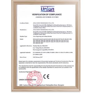 Jinan Dwin Technology Co., Ltd Сертификации