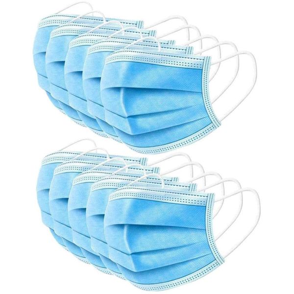 Medical Disposable Face Masks For Germ Protection Face Non Woven Fabric