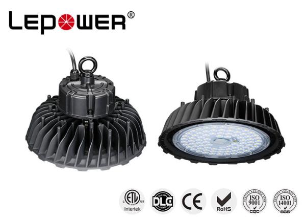 High Power Industrial UFO High Bay Light Efficiency 160lm/w 120° Alloy Aluminium Housing