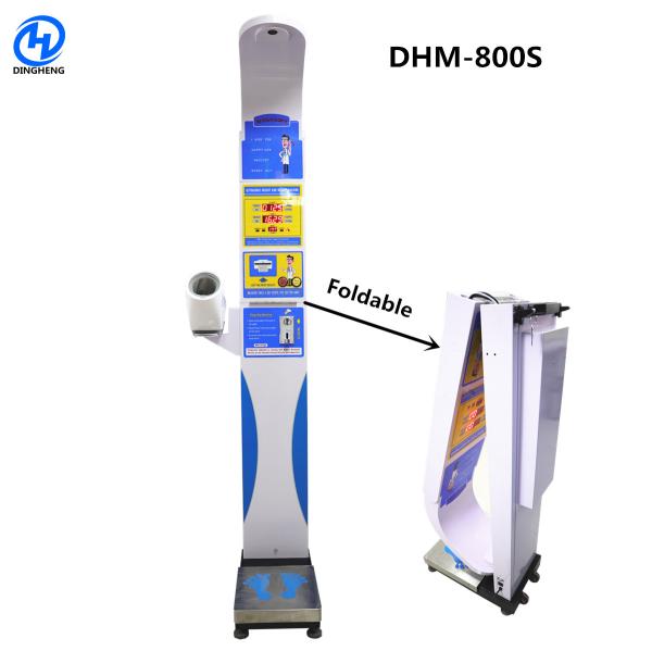 Échelle de mesure de taille et de poids de Bmi d'hôpital 237 * 55 * 38cm pliables