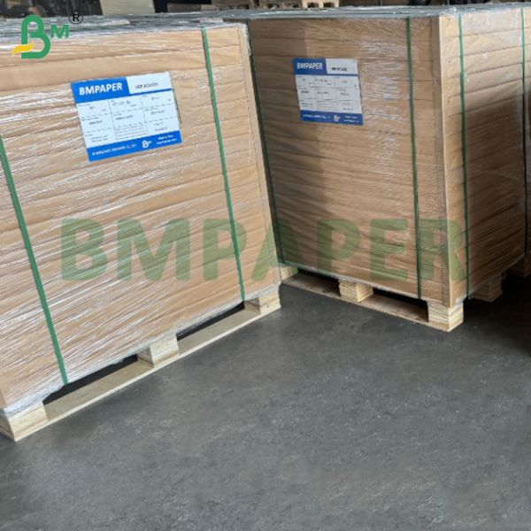 Papier kraft brun rayé 70 g/m² pour emballage cadeau 762 mm x 300 m Écologique