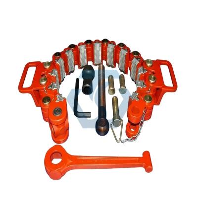 API 7K Interchangeable Tapered Slides Safety Clamp For Easy Adaptation To Different Pipe Sizes