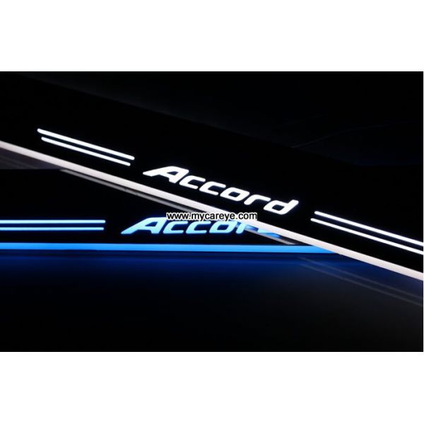 Sell auto accessory LED light car door sill scuff plate for Honda Accord